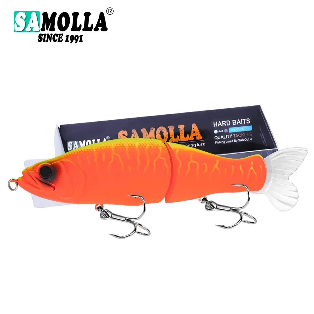 Slow Sinking SwimBaits Fishing Lures 30G Whopper Vibration Soft Tail Or Pike And Bass Hard Baits Isca Artificiall Accessories