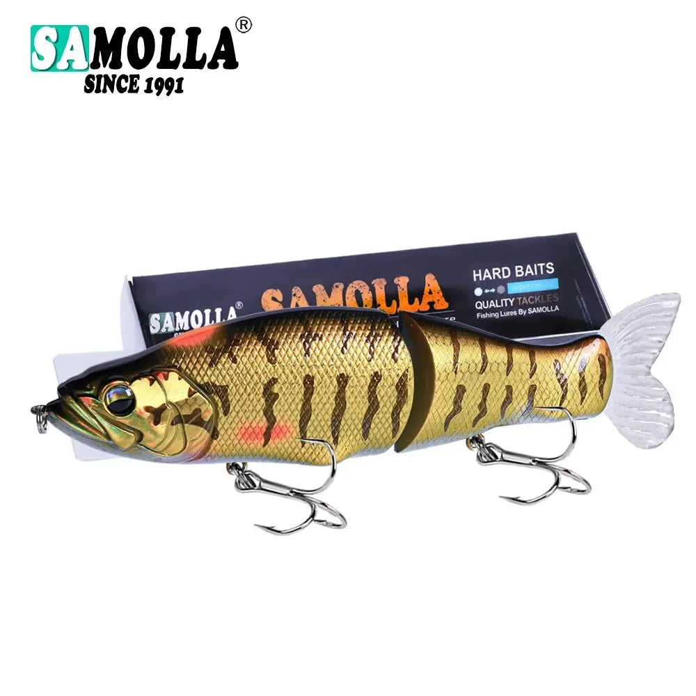 Slow Sinking SwimBaits Fishing Lures 30G Whopper Vibration Soft Tail Or Pike And Bass Hard Baits Isca Artificiall Accessories