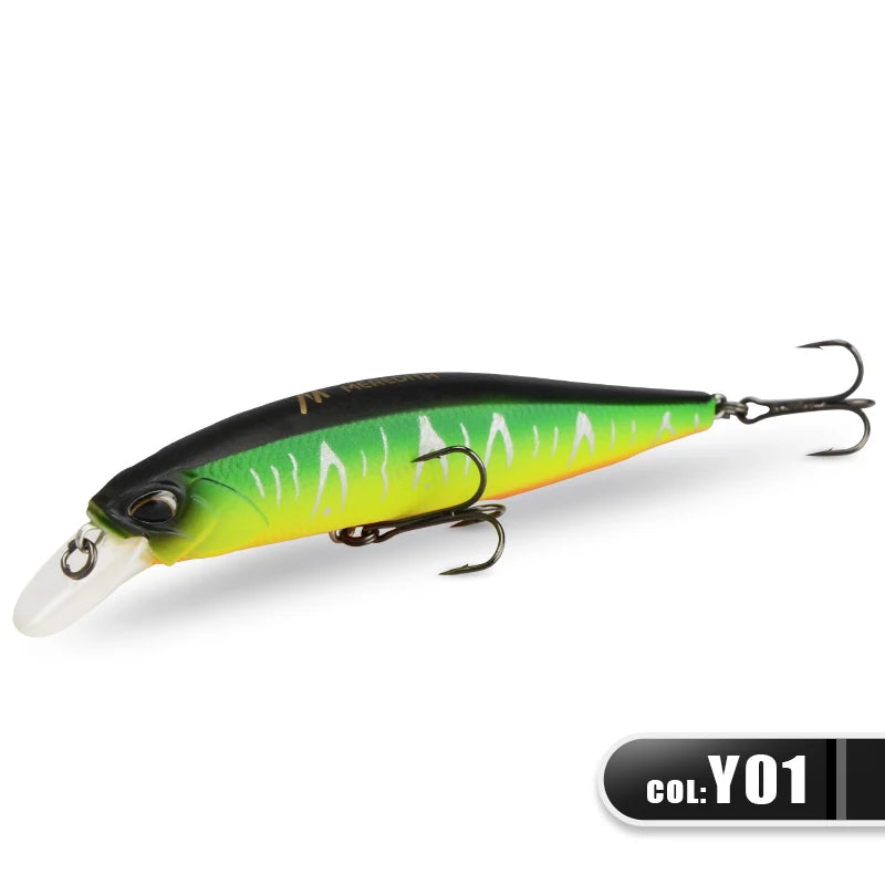 MEREDITH JERKBAIT 100F MINNOW 14g Floating Wobbler Fishing Lure Minnow Lure Hard Bait Quality Professional Depth0.8-1.0m