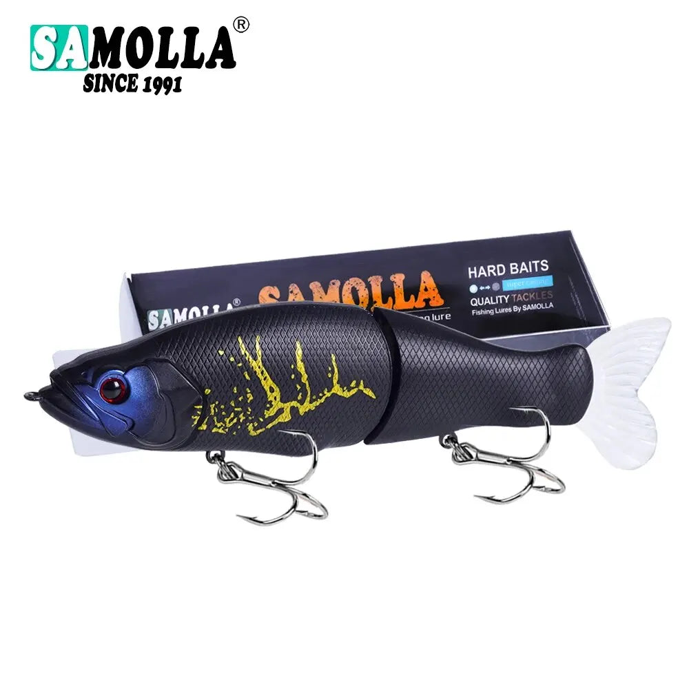 Slow Sinking SwimBaits Fishing Lures 30G Whopper Vibration Soft Tail Or Pike And Bass Hard Baits Isca Artificiall Accessories