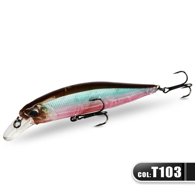 MEREDITH JERKBAIT 100F MINNOW 14g Floating Wobbler Fishing Lure Minnow Lure Hard Bait Quality Professional Depth0.8-1.0m