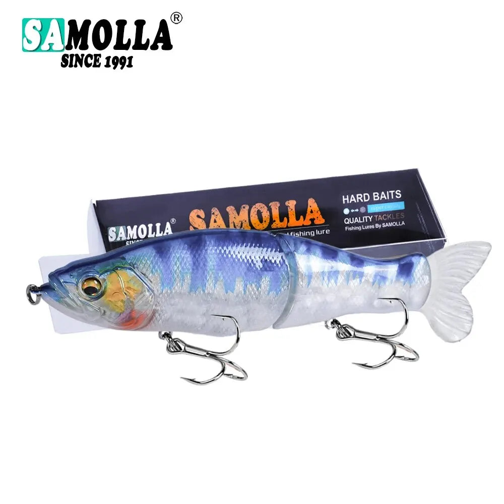 Slow Sinking SwimBaits Fishing Lures 30G Whopper Vibration Soft Tail Or Pike And Bass Hard Baits Isca Artificiall Accessories