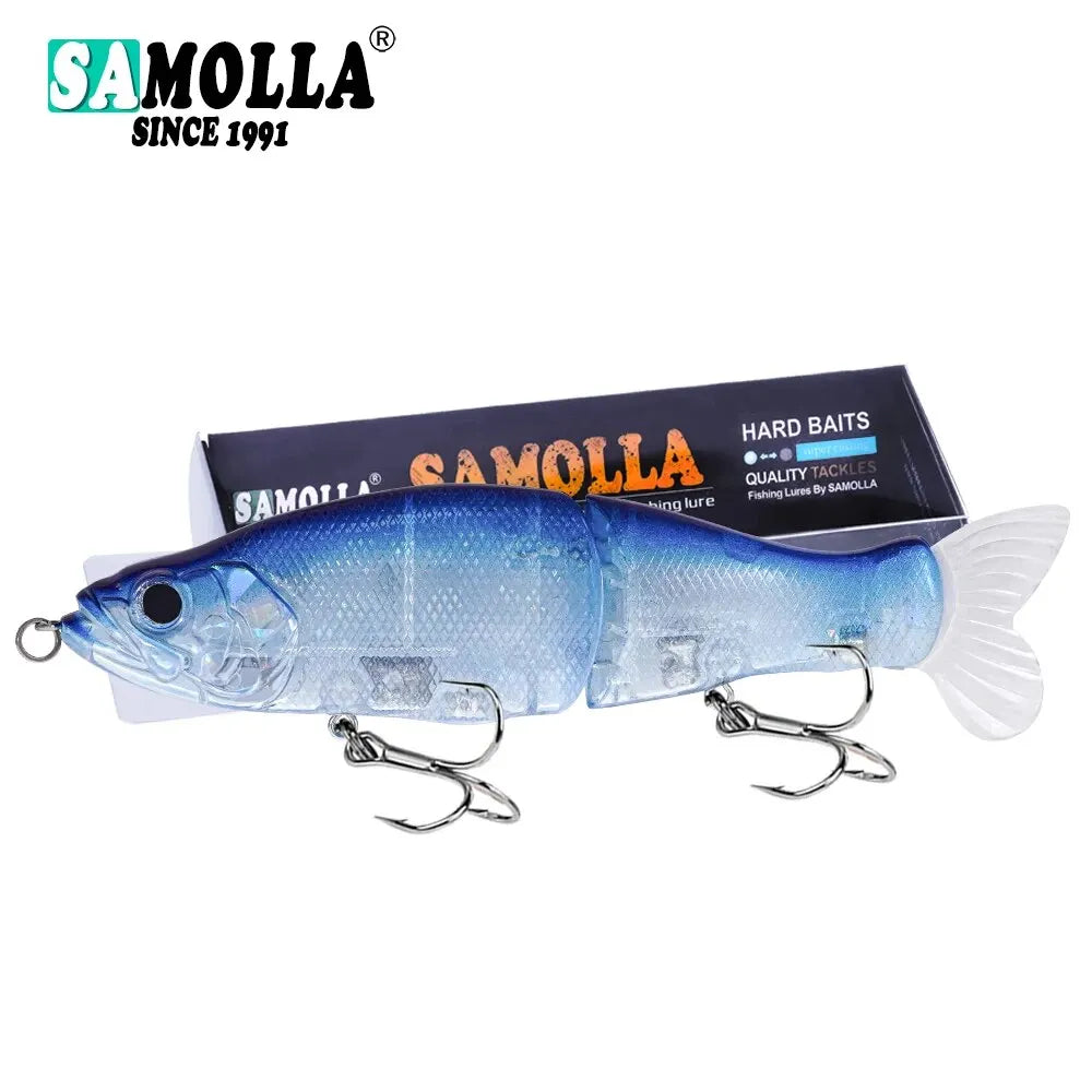 Slow Sinking SwimBaits Fishing Lures 30G Whopper Vibration Soft Tail Or Pike And Bass Hard Baits Isca Artificiall Accessories