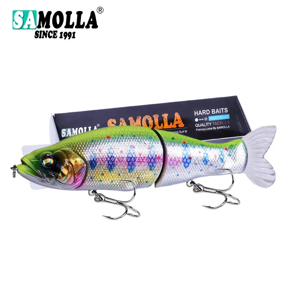 Slow Sinking SwimBaits Fishing Lures 30G Whopper Vibration Soft Tail Or Pike And Bass Hard Baits Isca Artificiall Accessories