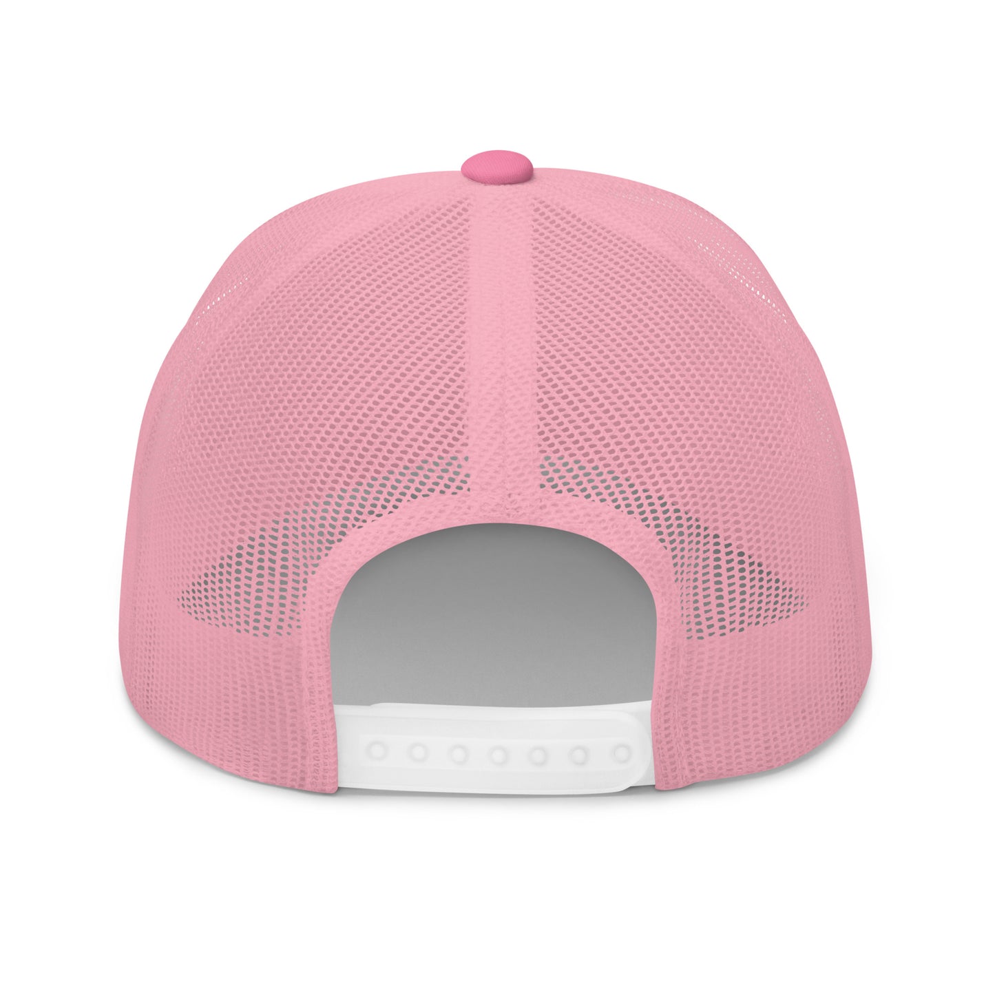 Bad Day To Be A Bass Trucker Cap (Pink and White)